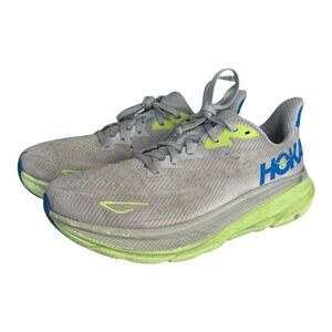 Hoka One One Clifton 9 Stardust Electric Cobalt Men's Size 9 D Running Shoes